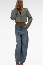 giacchina crop con bottone muse